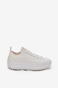 Lee Cooper CANVAS Dámske tenisky, biela, veľkosť