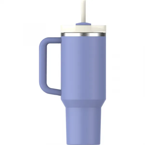 Stanley Quencher H2.O FlowState™ Tumbler tumbler z nehrdzavejúcej ocele s rúrkou Hydrangea 1180 ml