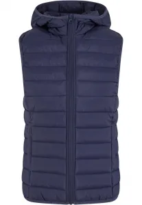 Women's ultra-light quilted vest navy blue