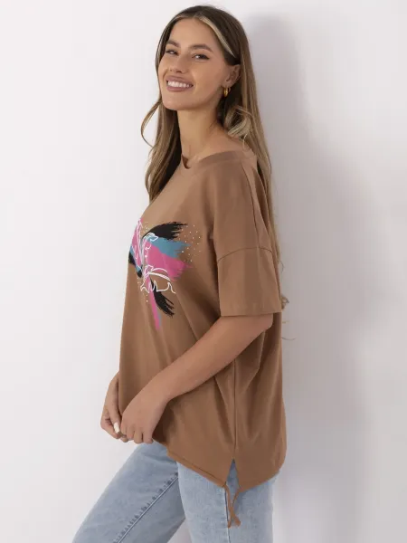 T-shirt-CLM-TS-1019.79-light brown