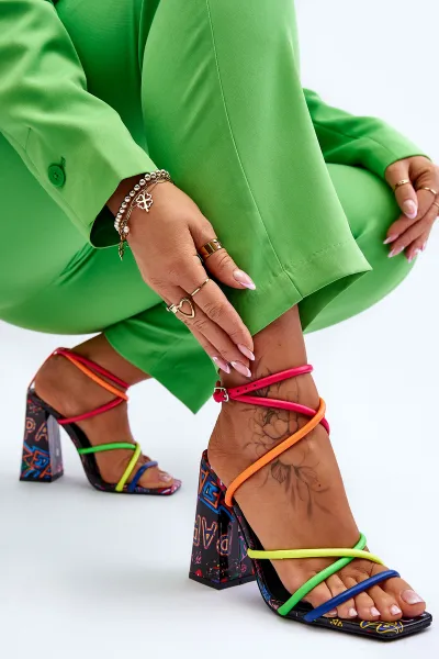 Boto Módne vysoké podpätky Josette Multicolor