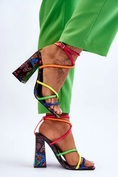 Boto Módne vysoké podpätky Josette Multicolor