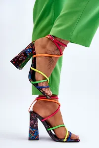 Boto Módne vysoké podpätky Josette Multicolor