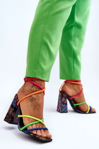 Boto Módne vysoké podpätky Josette Multicolor
