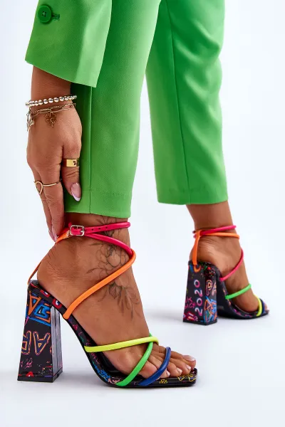 Boto Módne vysoké podpätky Josette Multicolor