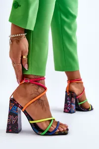Boto Módne vysoké podpätky Josette Multicolor