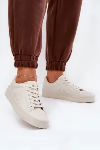 BIG STAR SHOES Nízke Dámske Tenisky Z Eko Kože Big Star