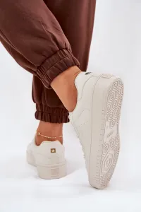 BIG STAR SHOES Nízke Dámske Tenisky Z Eko Kože Big Star