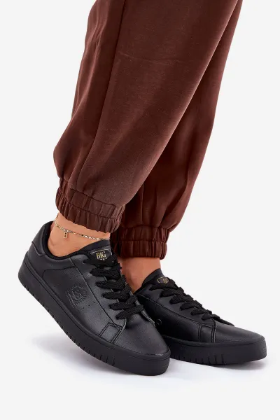 BIG STAR SHOES Nízke Dámske Tenisky Z Eko Kože Big Star