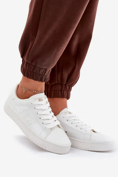 BIG STAR SHOES Nízké Dámske Tenisky Z Eko Kože Big Star