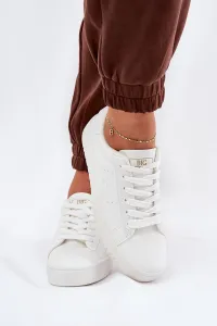 BIG STAR SHOES Nízké Dámske Tenisky Z Eko Kože Big Star