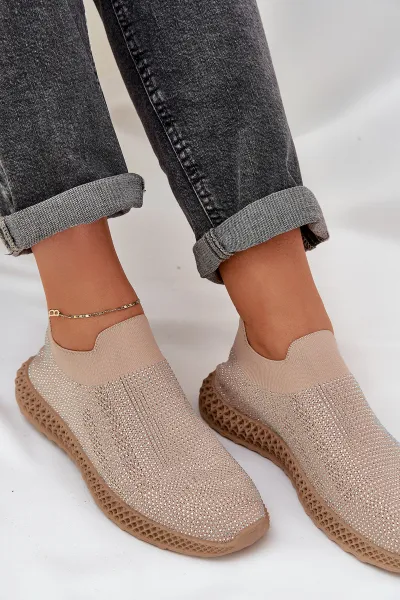 S. BARSKI Dámske Slip-On Športové Topánky S Ozdobou D&A