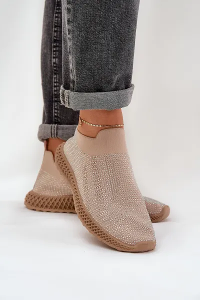 S. BARSKI Dámske Slip-On Športové Topánky S Ozdobou D&A