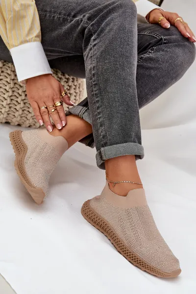 S. BARSKI Dámske Slip-On Športové Topánky S Ozdobou D&A