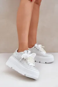 Kožené sneakersy na platforme CheBello