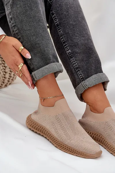 S. BARSKI Dámske Slip-On Športové Topánky S Ozdobou D&A