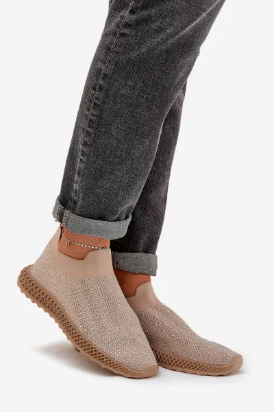 S. BARSKI Dámske Slip-On Športové Topánky S Ozdobou D&A