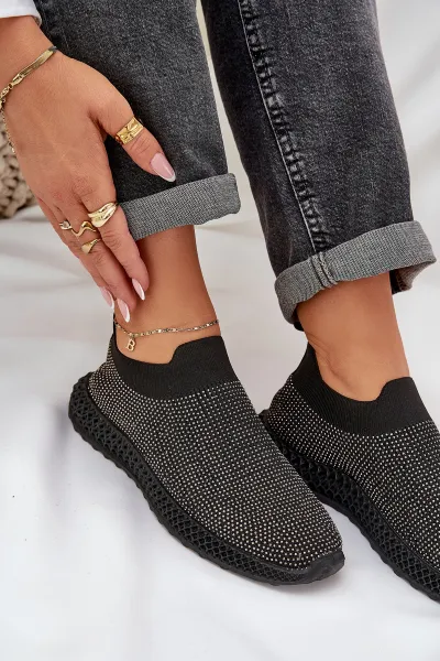 S. BARSKI Dámske Slip-On Športové Topánky So Zdobením D&A