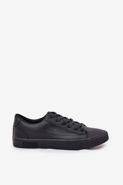 BIG STAR SHOES Pánske Klasické Nízke Tenisky Z Eko Kože Big Star