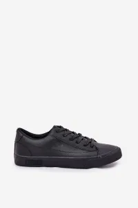 BIG STAR SHOES Pánske Klasické Nízke Tenisky Z Eko Kože Big Star