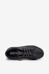 BIG STAR SHOES Pánske Klasické Nízke Tenisky Z Eko Kože Big Star