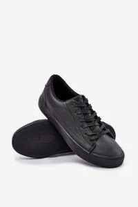 BIG STAR SHOES Pánske Klasické Nízke Tenisky Z Eko Kože Big Star