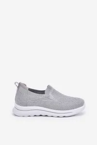 Boto Dámske Textilné Slip-On Tenisky Šedé Adiora
