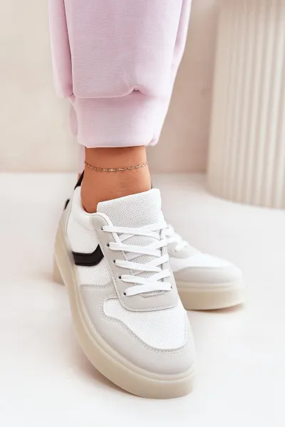 Boto Nízke Dámske Tenisky Na Platforme Biele Telmira