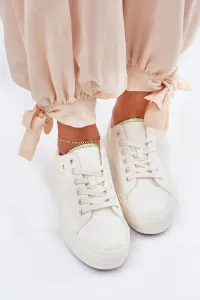 BIG STAR SHOES Dámske Tenisky Na Platforme Z Eko Kože Big Star