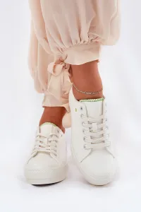 BIG STAR SHOES Dámske Tenisky Na Platforme Z Eko Kože Big Star