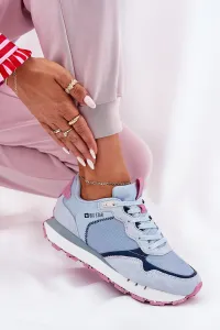 BIG STAR SHOES Semišové Ľahké Športové Topánky Pre Ženy Big Star