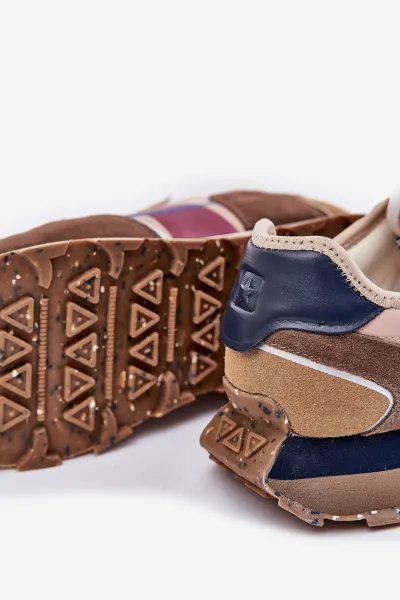 BIG STAR SHOES Semišové Pánske Tenisky Na Platforme Big Star