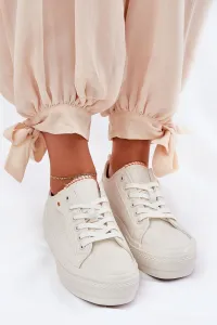 BIG STAR SHOES Dámske Tenisky Z Eko Kože Big Star