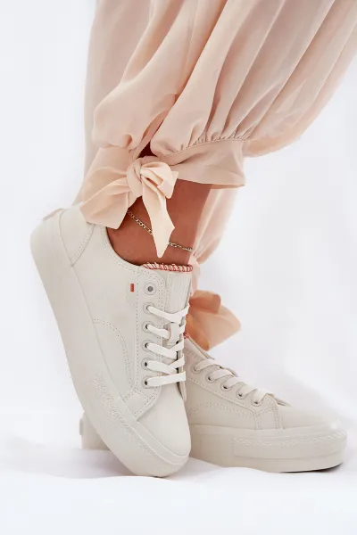 BIG STAR SHOES Dámske Tenisky Z Eko Kože Big Star