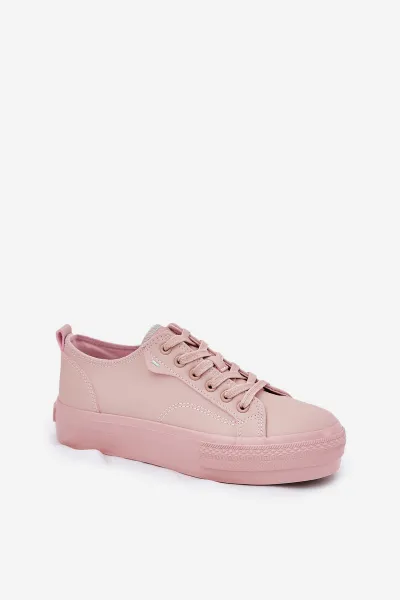 BIG STAR SHOES Dámske Tenisky Na Platforme Z Eko Kože Big Star