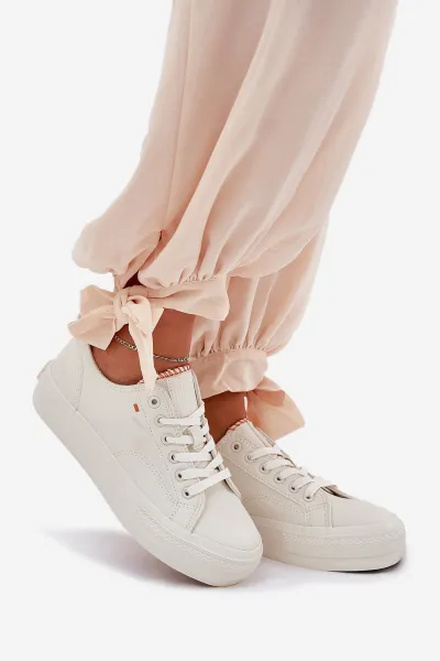 BIG STAR SHOES Dámske Tenisky Z Eko Kože Big Star