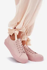BIG STAR SHOES Dámske Tenisky Na Platforme Z Eko Kože Big Star
