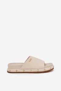 BIG STAR SHOES Dámske platformové sandále Big Star NN274A746 Beige