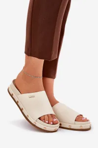 BIG STAR SHOES Dámske platformové sandále Big Star NN274A746 Beige