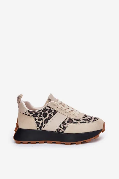 Zamatové Dámske Sneakers Na Platforme Panther Vinceza