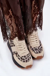 Zamatové Dámske Sneakers Na Platforme Panther Vinceza