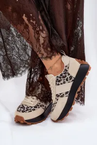 Zamatové Dámske Sneakers Na Platforme Panther Vinceza