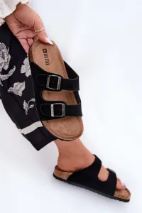 BIG STAR SHOES Semišové Dámske Sandále S Prackami Big Star