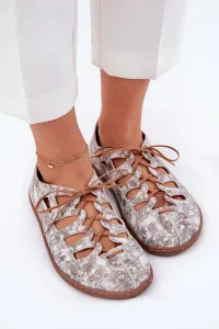 Kožené Baletky S Výrezmi Maciejka