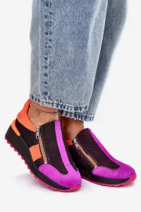 Kožené Sneakersy na Klíne Maciejka Čierne