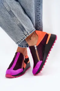 Kožené Sneakersy na Klíne Maciejka Čierne