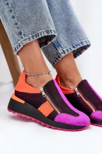 Kožené Sneakersy na Klíne Maciejka Čierne