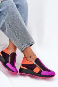 Kožené Sneakersy na Klíne Maciejka Čierne