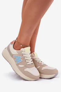 EVENTO Dámske Sneakers Na Platforme Béžové Tenanela