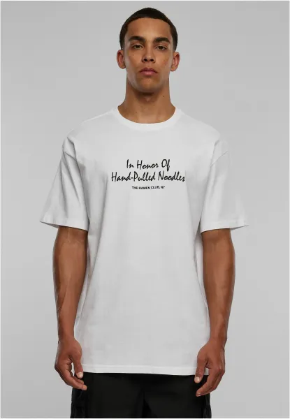 Ramen Club Heavy Oversize T-shirt white